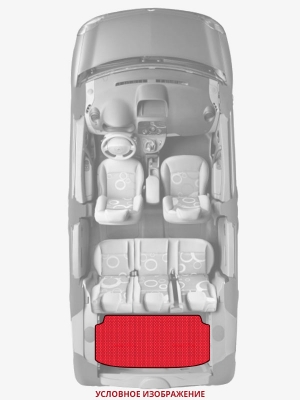 ЭВА коврики «Queen Lux» багажник для Toyota Avensis